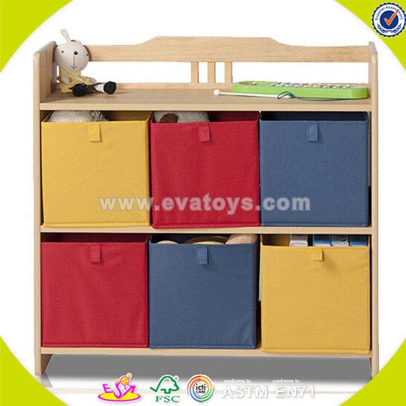 Wholesale new fashion wooden storage rack popular household wooden baby storage rack W08C035