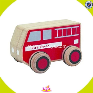 wholesale baby wooden school bus fashion kids wooden school bus hottest children wooden school bus W04A110