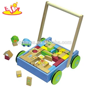 wholesale hottest kids wooden block car educational children wooden block car W13C024