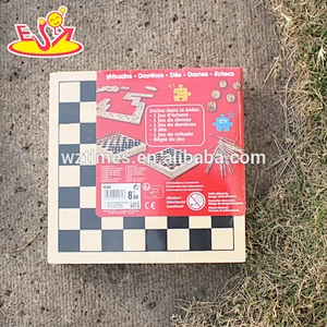 New fashion multi-function kids wooden chess board for education W11A048