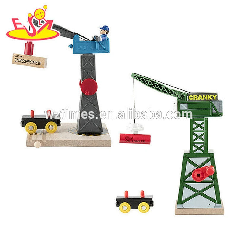 Wholesale interesting wooden multi model magnetic train parts toy for children W04A369