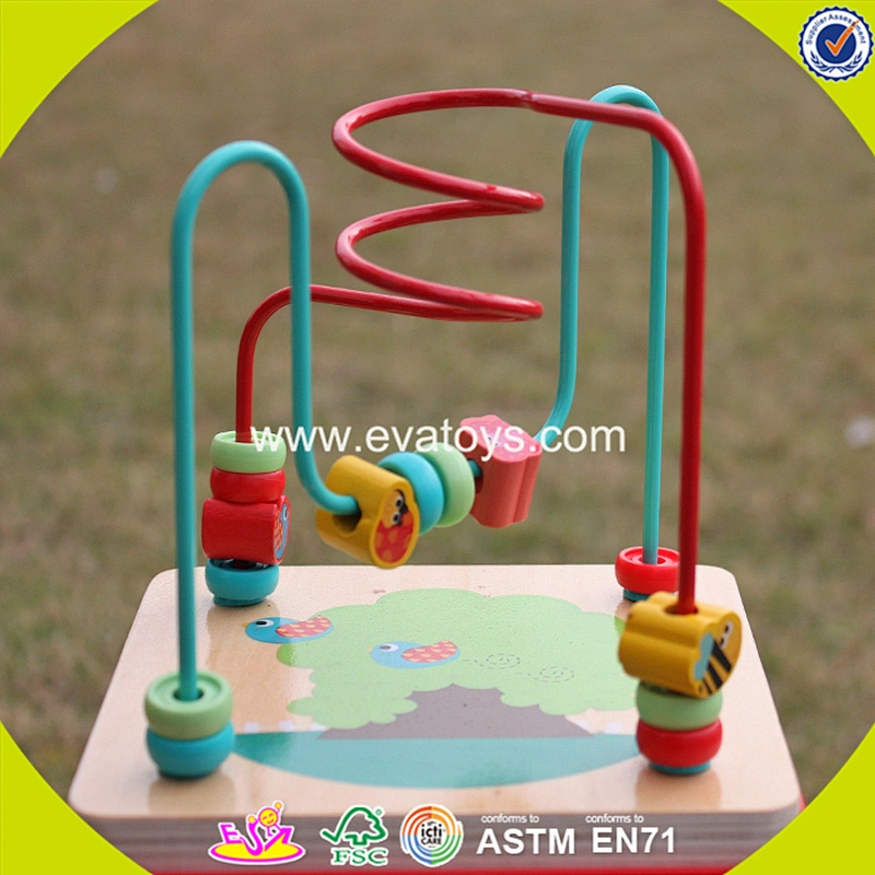 2018 New design wooden beads box educational wooden beads box unique wooden beads box W11B133