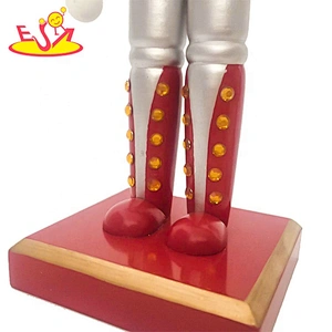 Customize soldier toy wooden red nutcracker for wholesale W02A344
