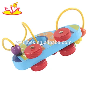 2018 hot-selling wooden beads toys new wooden beads toys for wholesale W11B085