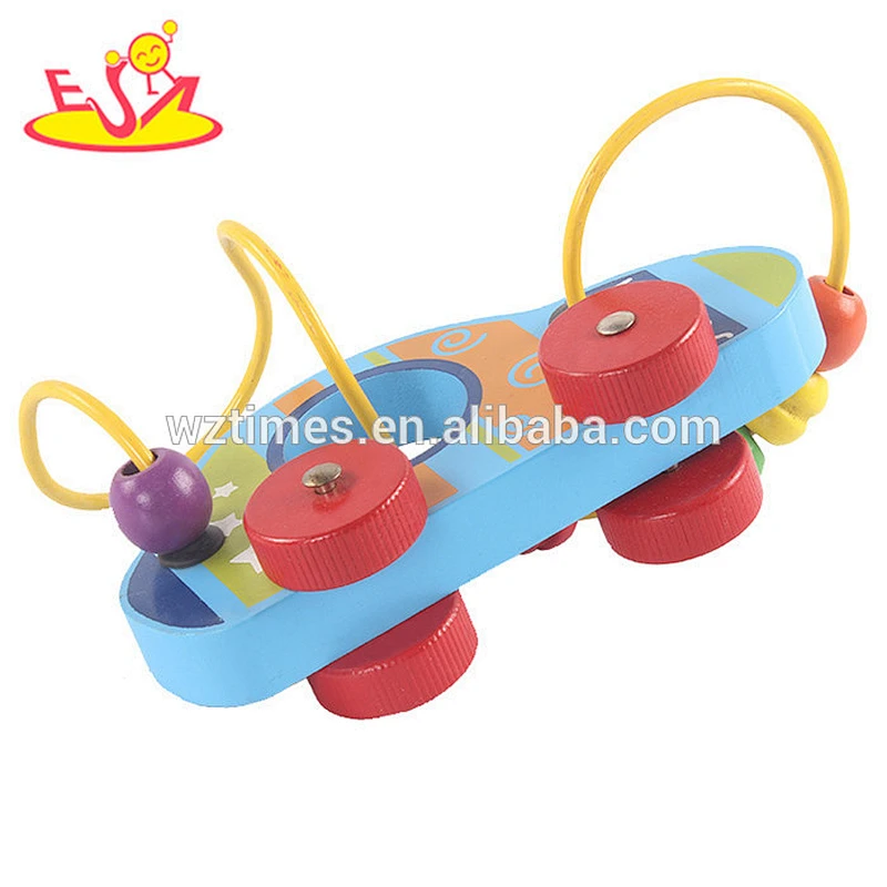 2018 hot-selling wooden beads toys new wooden beads toys for wholesale W11B085