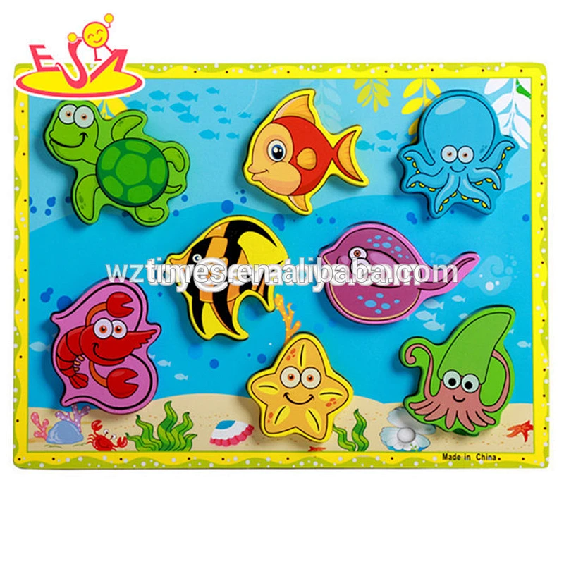 Wholesale teaching aid 3d jigsaw puzzles beautiful kids toy W14A199