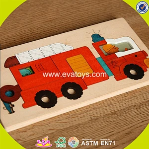 wholesale new design kids wooden 3d puzzle best children wooden 3d puzzle W14A144