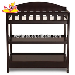 2018 New arrival safety wooden portable changing table for kids W08C115C