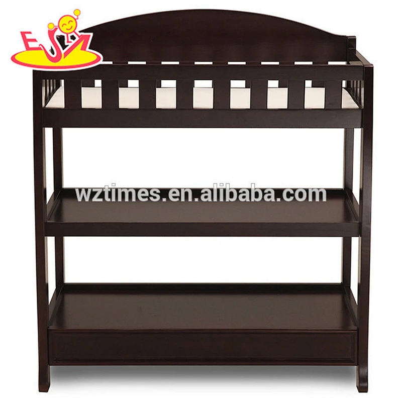 2018 New arrival safety wooden portable changing table for kids W08C115C