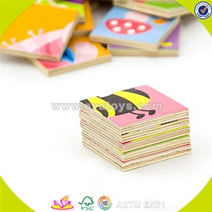 wholesale funny toddler wooden baby puzzle toy best selling educational wooden baby puzzle toy bring fun W14C234