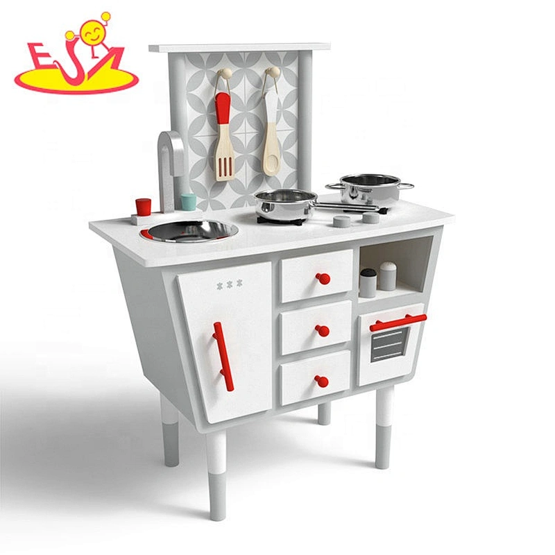 2019 New design children wooden kitchen item toy for pretend play W10C475D