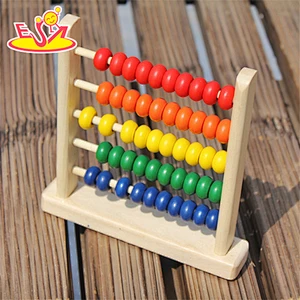 2018 wholesale educational wooden abacus toys for babies new design wooden abacus toys for babies best kids abacus toys W12A027