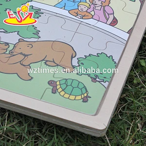 wholesale 3d wooden jigsaw puzzle top fashion 3d wooden jigsaw puzzle W14C240