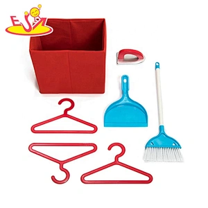 New fashion clean sweep toy wooden kids laundry center for pretend play W10C476