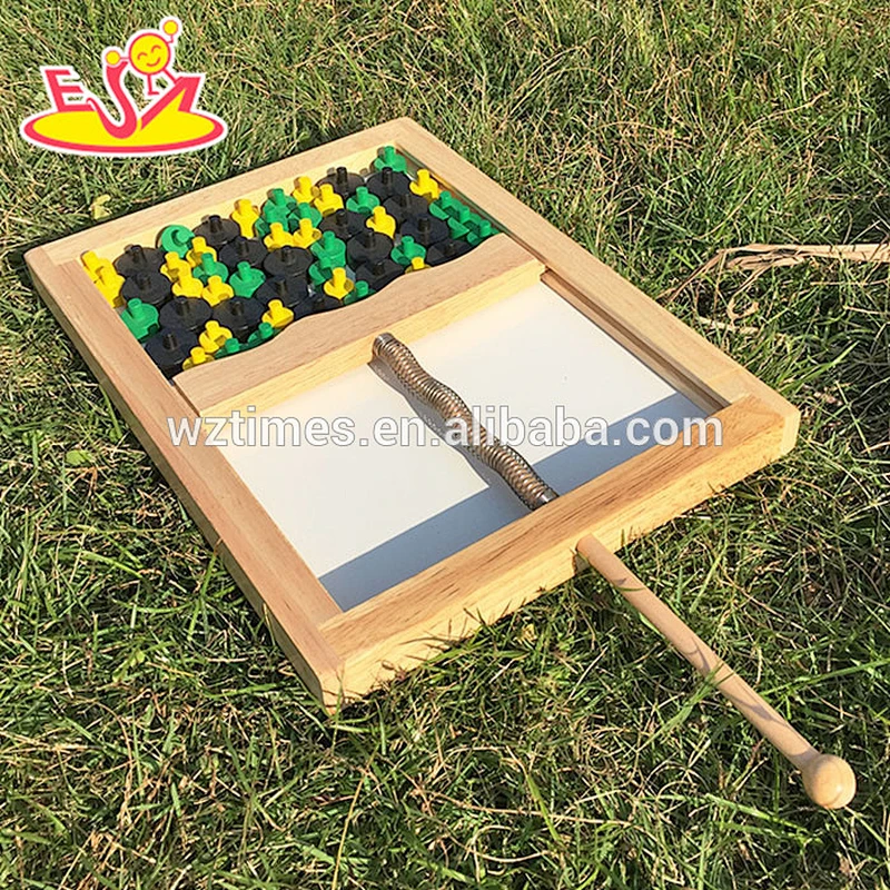 wholesale brand new wooden mouse trap toy high quality wood mouse trap game W11A035