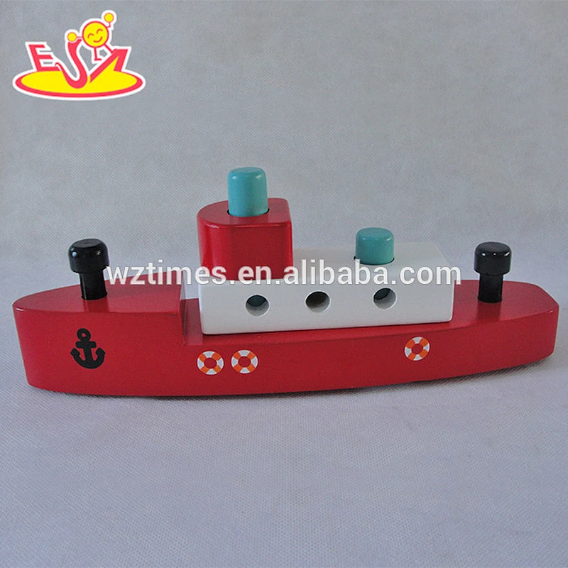 wholesale funny kids wooden boats for sale best design wooden boats for sale W04F005