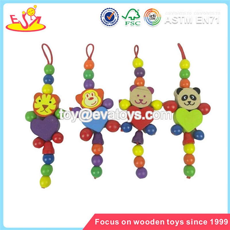 Wholesale interesting wooden toddler beads toy most popular wooden toddler beads toy W11E024