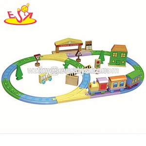 wholesale new fashion wooden train track hottest wooden train track W04C034