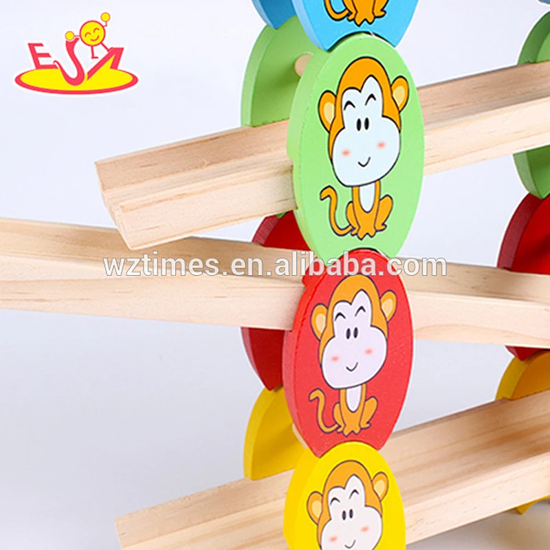 2018 großhandel baby hölzerne kleine schienenwagen top mode kinder hölzerne kleine eisenbahn beliebte kind hölzerne kleine eisenbahn W04E042