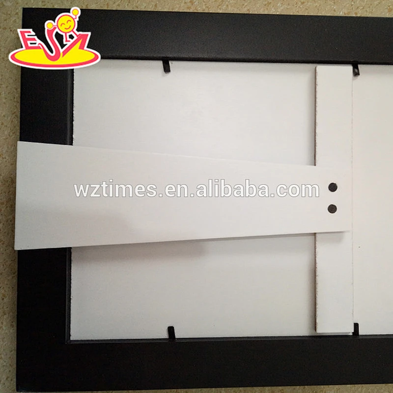 2018 wholesale fashioned black border wooden waterproof picture frame W09A048