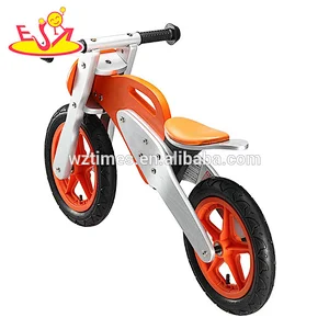 2018 Wholesale classic kids training no pedal push bike wooden balance kids bike with high value W16C199