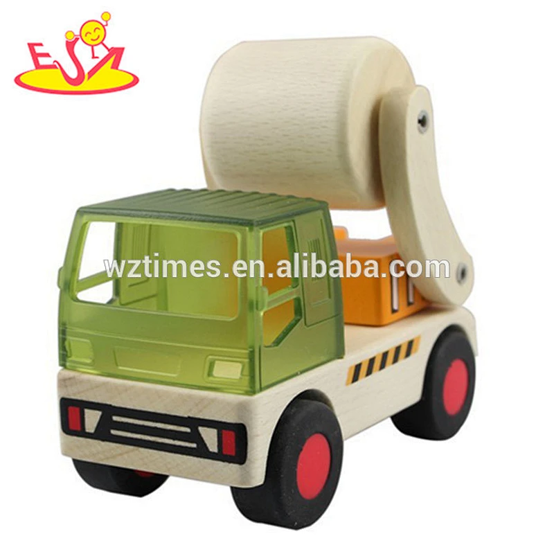 wholesale fashion wooden excavator toy top quality baby wooden excavator toy superior wooden excavator toy W04A059