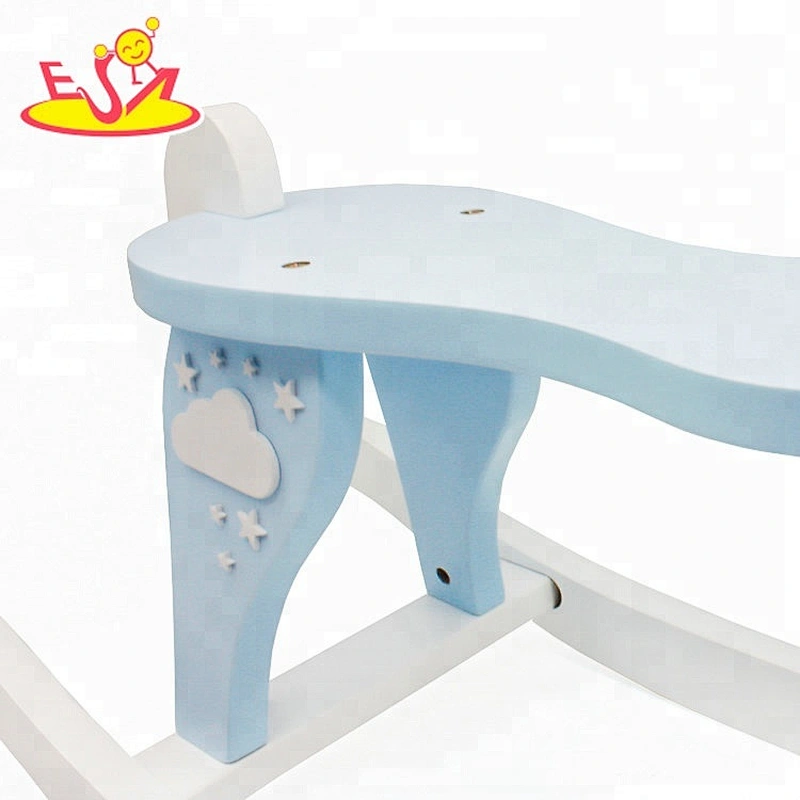 New arrival small wooden kids rocking horse for wholesale W16D118