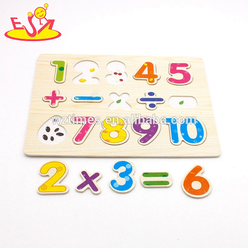 Wholesale teaching aid tool wooden children's math counting toy W14B084-Z