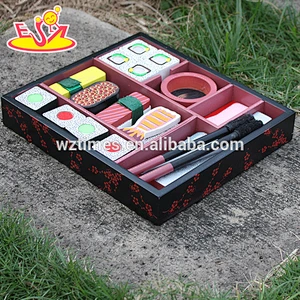 2018 New design pretend play wooden sushi toy for kids W10D133