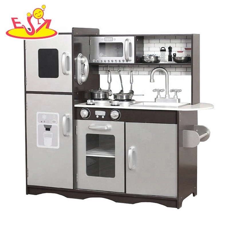 New arrival wooden children kitchen set for role play W10C488
