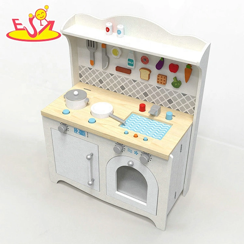 2018 Original Design faltbare Kinder-Holz-Küchen-Miniküche für W10C418