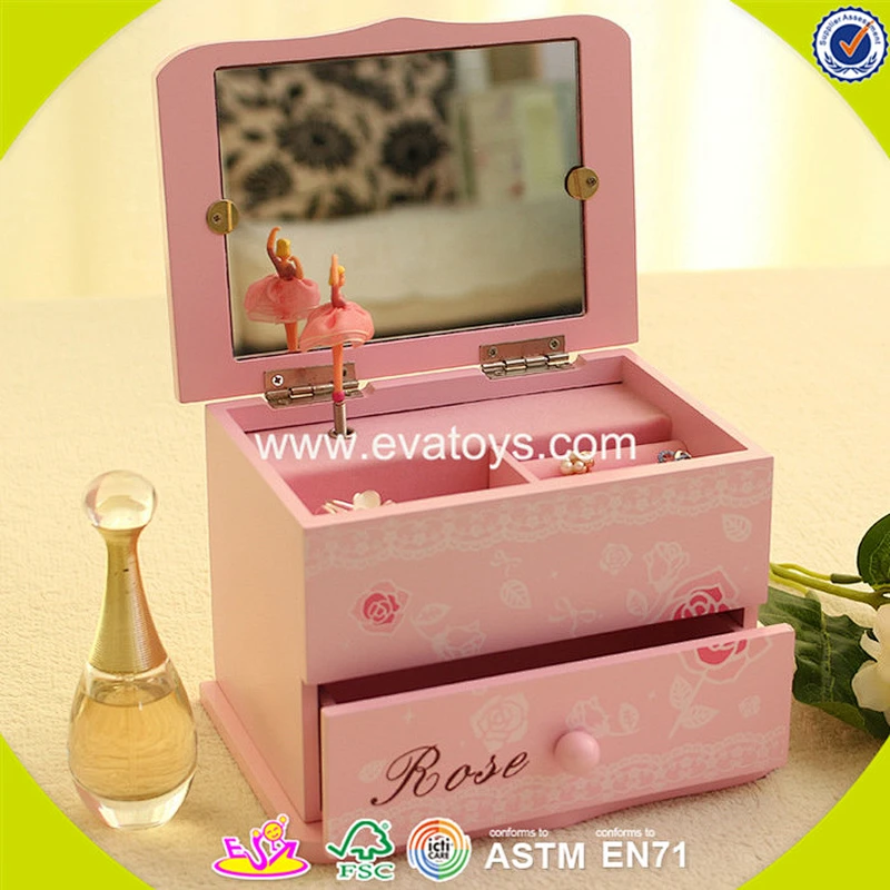 wholesale new brand wooden luxury jewelry box high quality wooden luxury jewelry box W09E008A