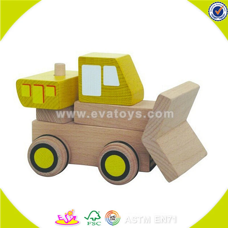 wholesale baby wooden truck toy fashion kids wooden truck toy popular children wooden truck toy W04A121