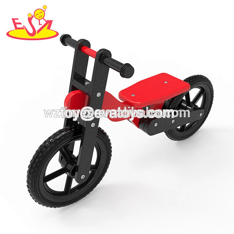 Wholesale attractive wooden first balance bicycle for baby's balance training W16C195