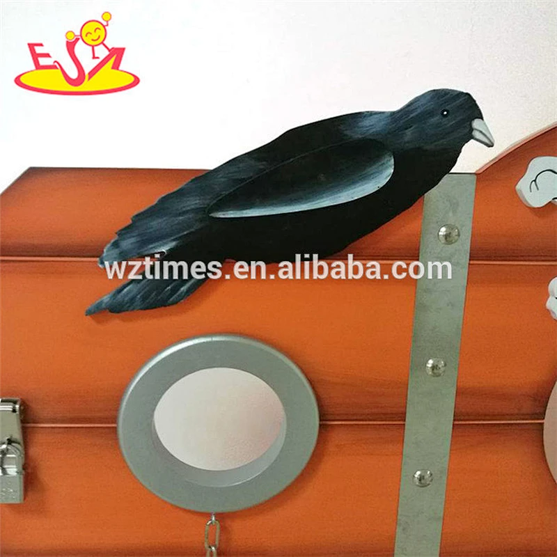 Wholesale wooden halloween table decoration with customize W09D039