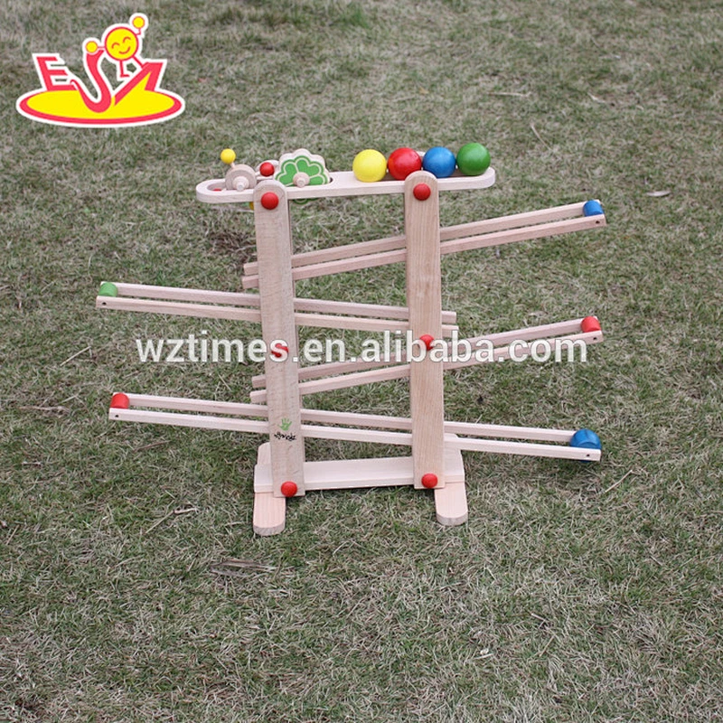 2018 wholesale kids wooden rail toy funny baby wooden rail toy high quality children wooden rail toy W04E002