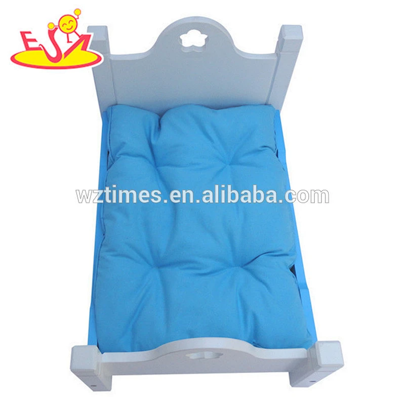 Wholesale best selling blue wooden small animals bed used for pets W06F008B