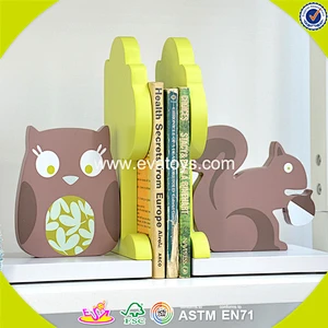 wholesale kids wooden animal book stand popular wooden animal book stand W08D051