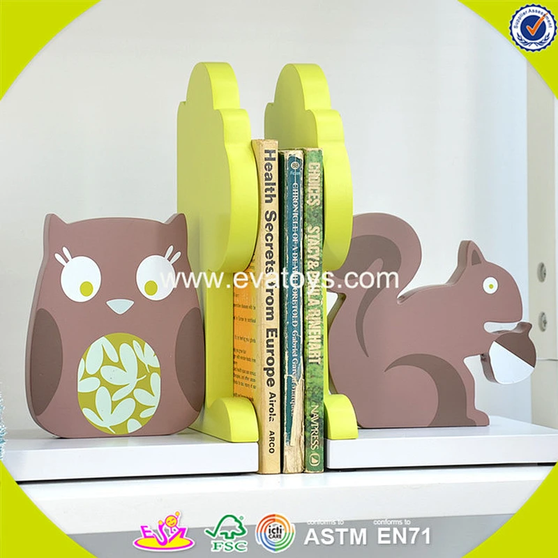 wholesale kids wooden animal book stand popular wooden animal book stand W08D051