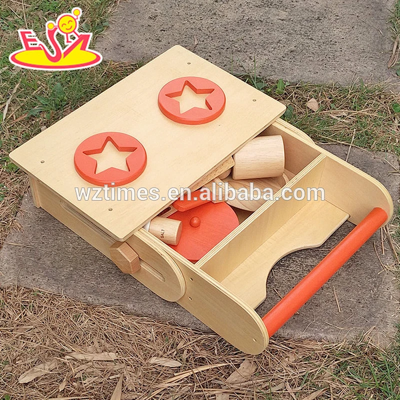 wholesale educational wooden toy kitchens for toddlers W10C193