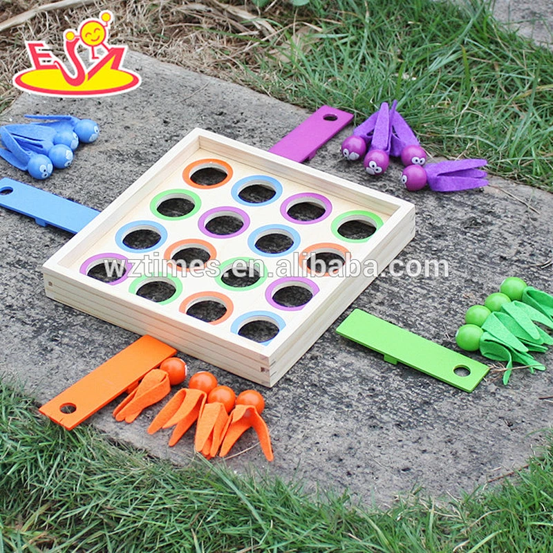 New hottest interesting fly wooden bird toss game for kids play W01B032