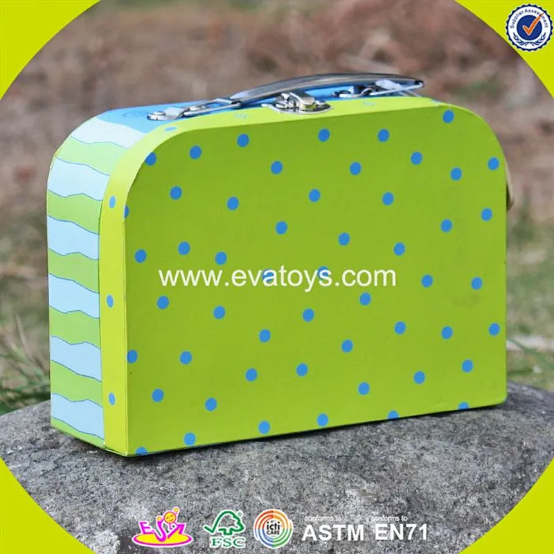new design lovely wooden kids toy storage W08C172