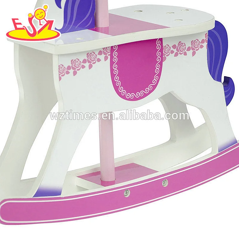 2018 Cheap lovely baby's rocking horse toys rocking horse wood for sale W16D116