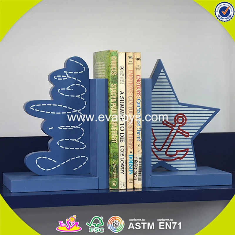 wholesale kids wooden book holder new design star children's wooden book holder W08D049