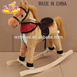 wholesale most popular children wooden rocking horse for sale W16D066