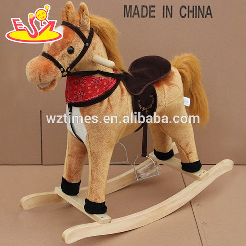 wholesale most popular children wooden rocking horse for sale W16D066
