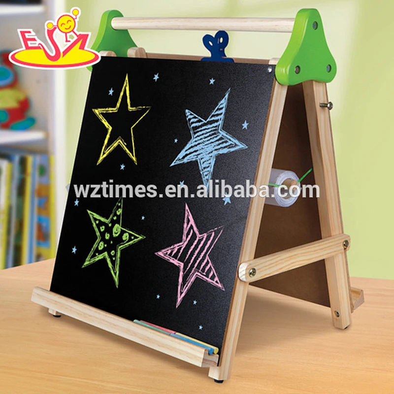 Wholesale Multi-function wooden Table Top Easel for kids W12B083