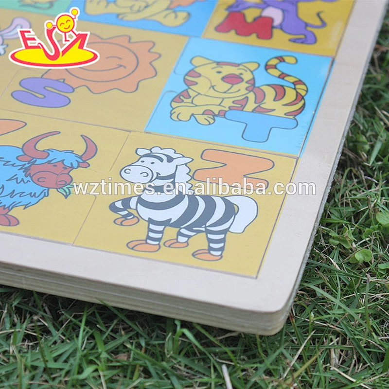 wholesale baby wooden puzzle jigsaw for education W14C241