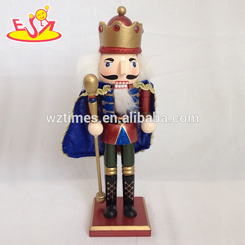 wholesale top fashion wooden large nutcracker soldier for kids like W02A068