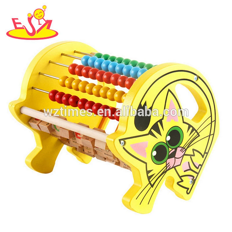 2018 Wholesale toddlers wooden early learning toys educational wood children learning toys W12D052